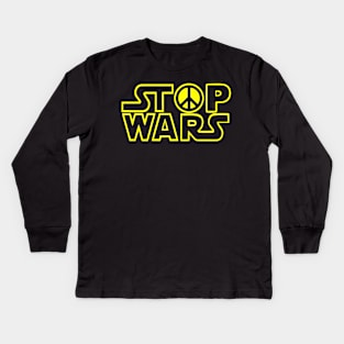 STOP WARS CND Kids Long Sleeve T-Shirt